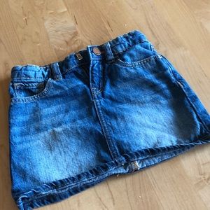 Girls denim skirt